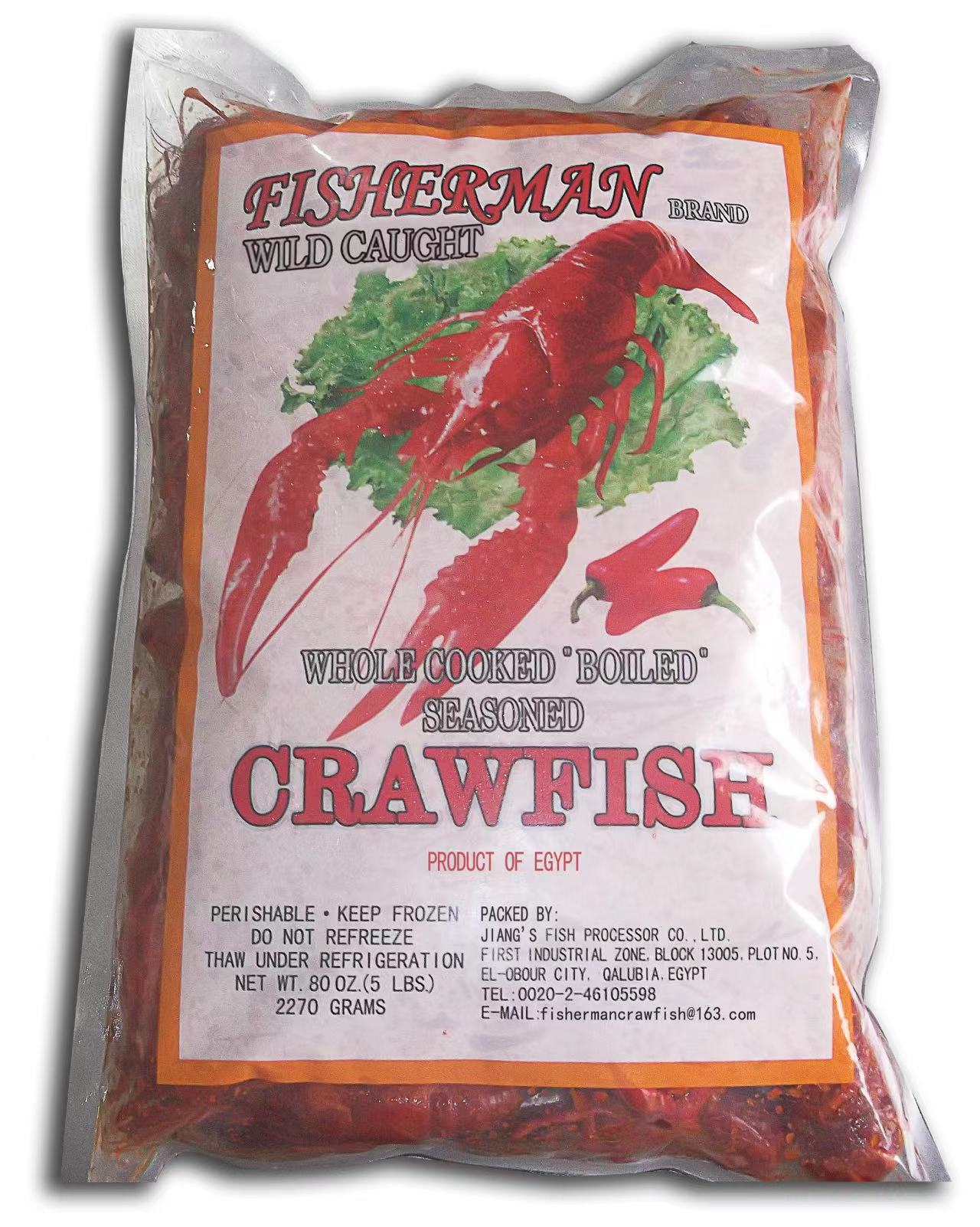 Whole Cooked Seasoned Crawfish